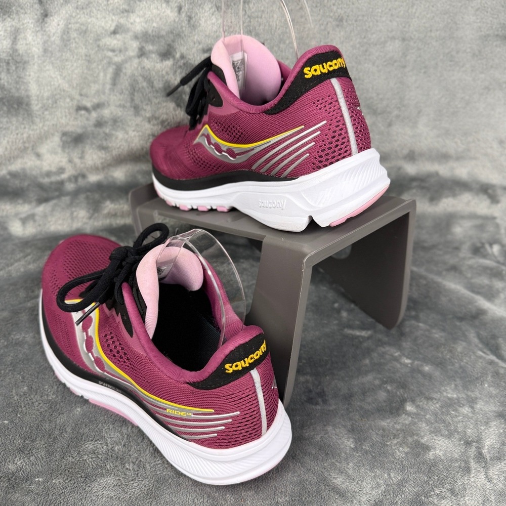 Saucony Womens Running Shoes S10650 18 Berry Athletic Sneakers - Picture 9 of 12
